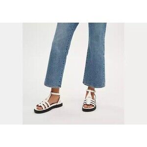 NWOT COACH CR866 The Franny Edition Sandal Women's Size 7B Chalk/Ivory